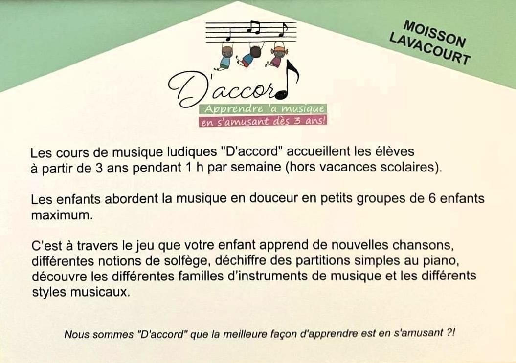 DACCORD COURS DE MUSIQUE 2
