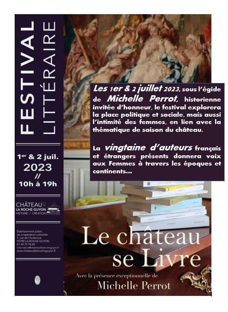 Festival Littéraire L Roche Guyon juill 2023